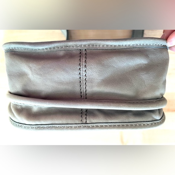 Frye Madison North/South Mini Stone Leather Crossbody Bag - Picture 6 of 13